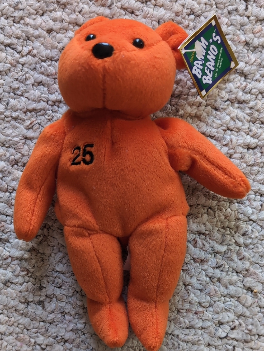 Bamm Beano's #25 Barry Bonds Bear
